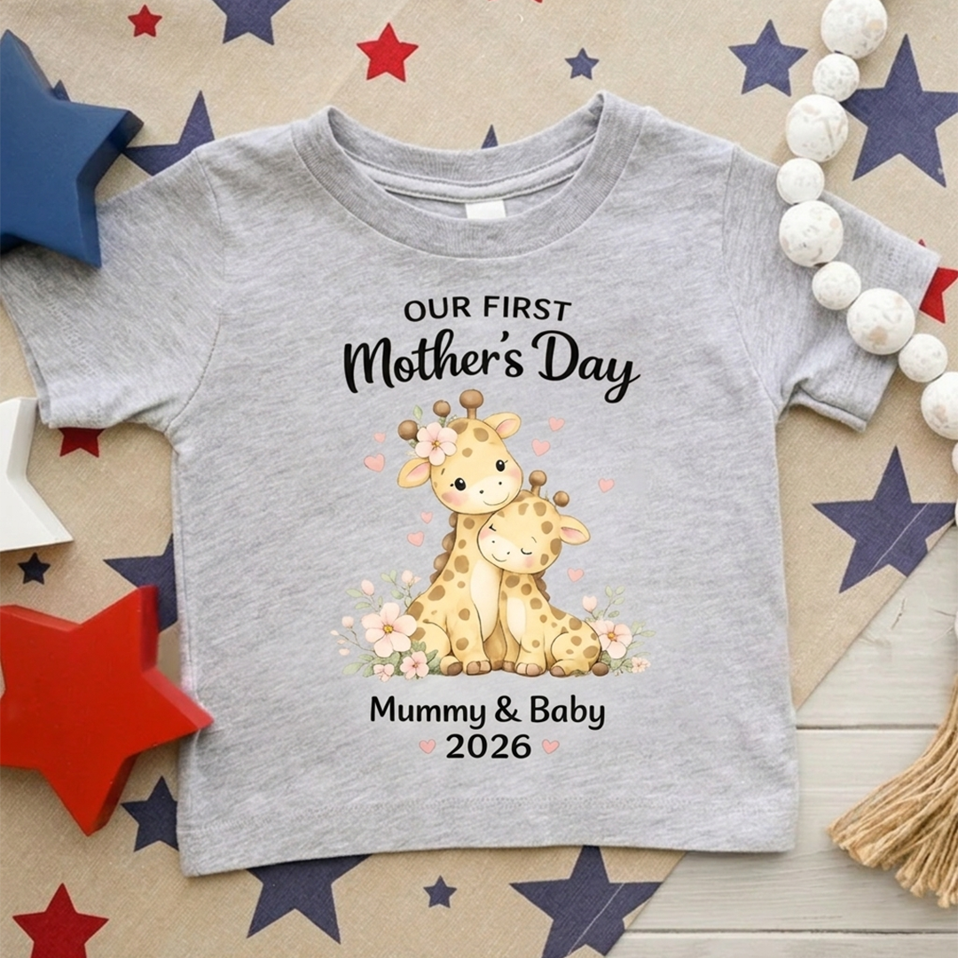 Personalized  Mom and Baby Our First Mothers Day, Mother Day Gift