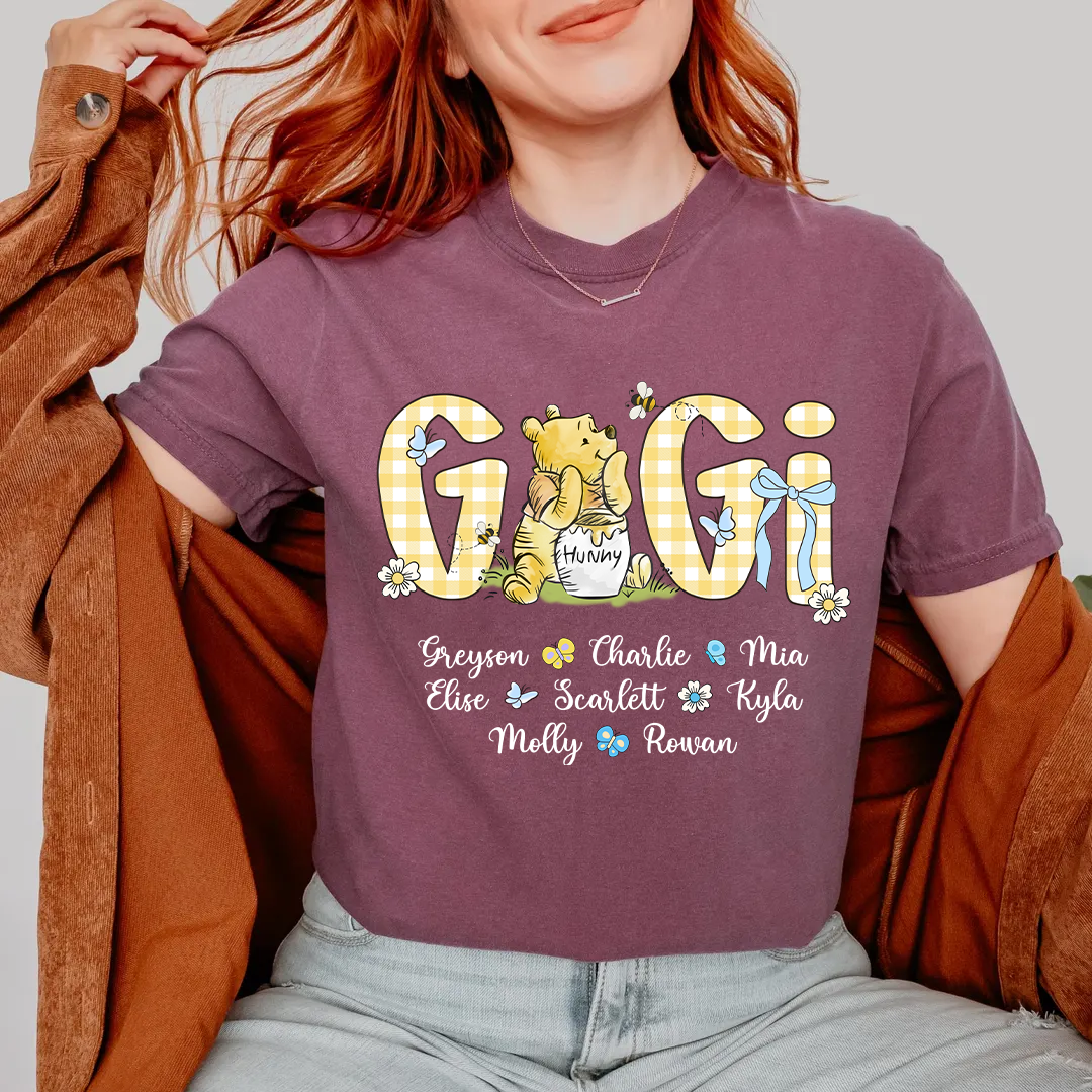 Personalized New Grandma, Grandma Bear, Promoted to Gigi Comfort Colors® T-shirt