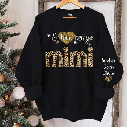 I love being Mimi And Grandkids Sweatshirt