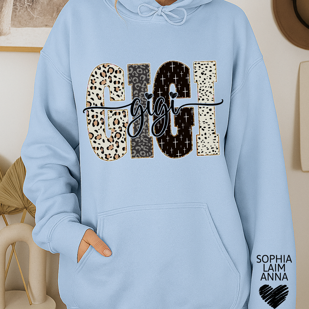 Bible Style Design, Custom Gift For Gigi And Her Grandchildren Hoodie