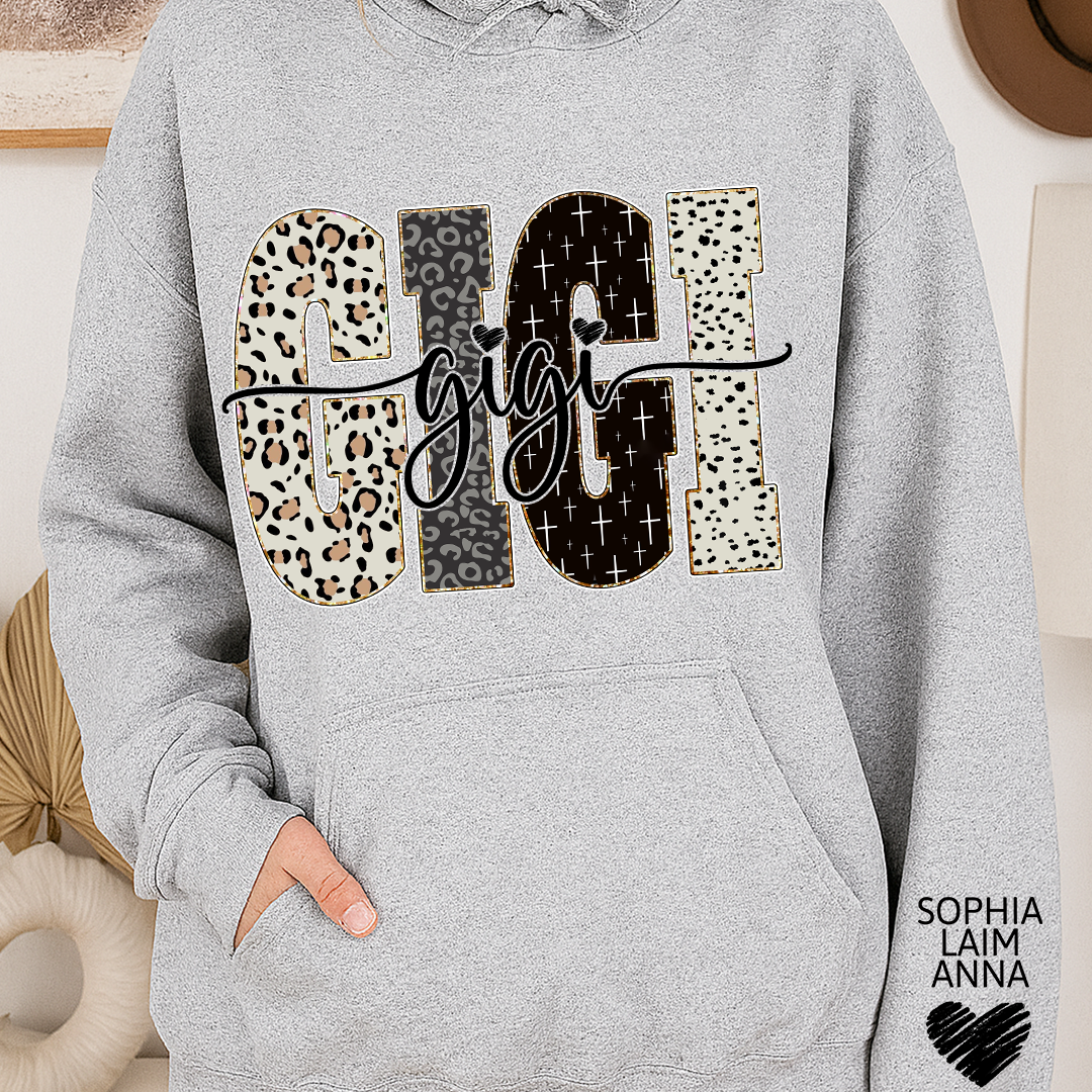 Bible Style Design, Custom Gift For Gigi And Her Grandchildren Hoodie