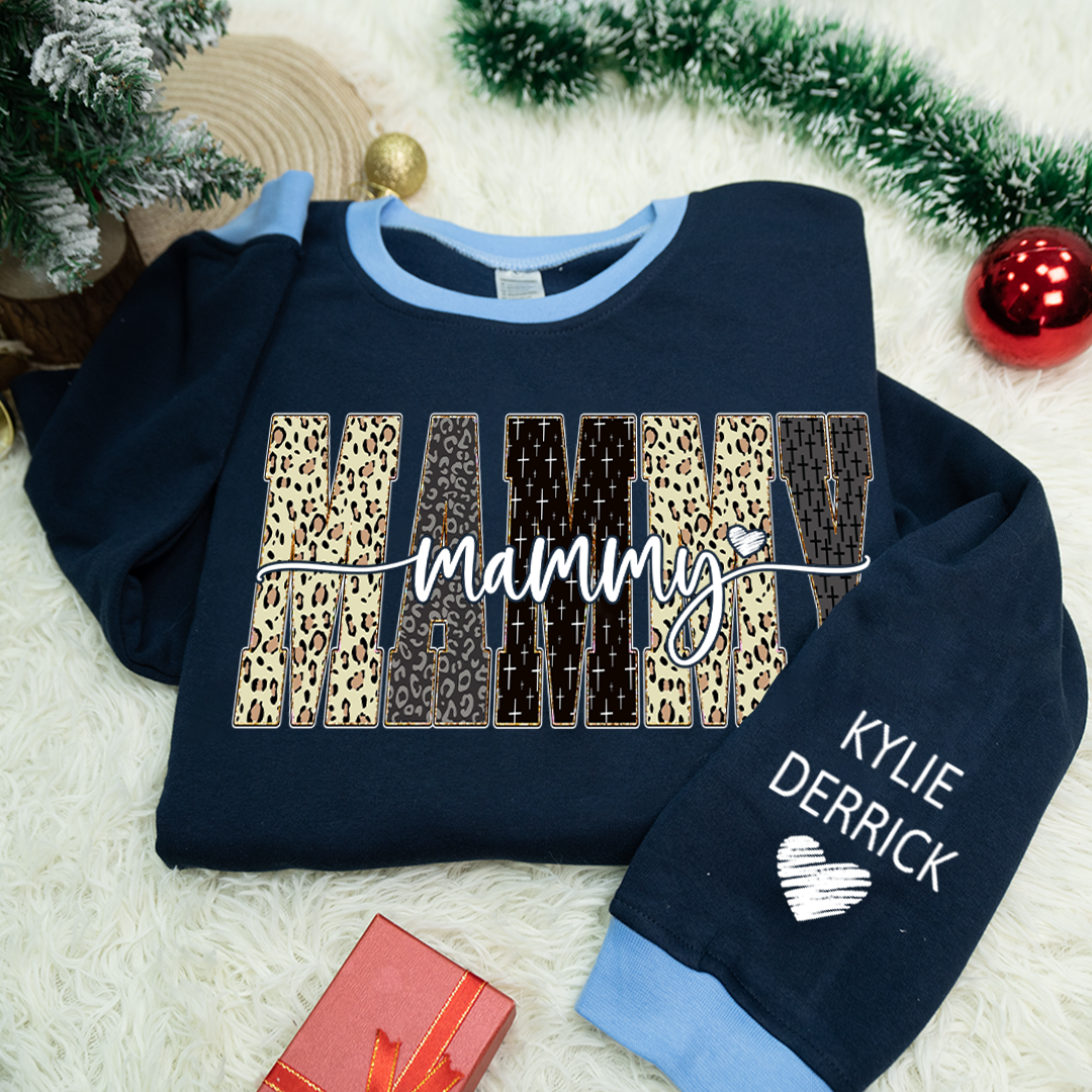 Bible Style Design, Custom Gift For Nana And Grandkids  Sweatshirt MIX