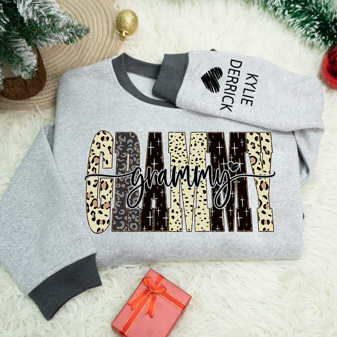 Bible Style Design, Custom Gift For Nana And Grandkids  Sweatshirt MIX