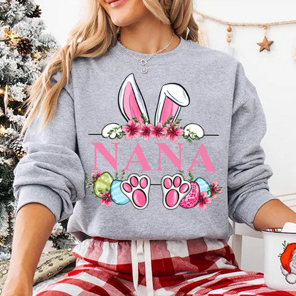 Grandma Bunny And Grandkids Easter Days Sweatshirt