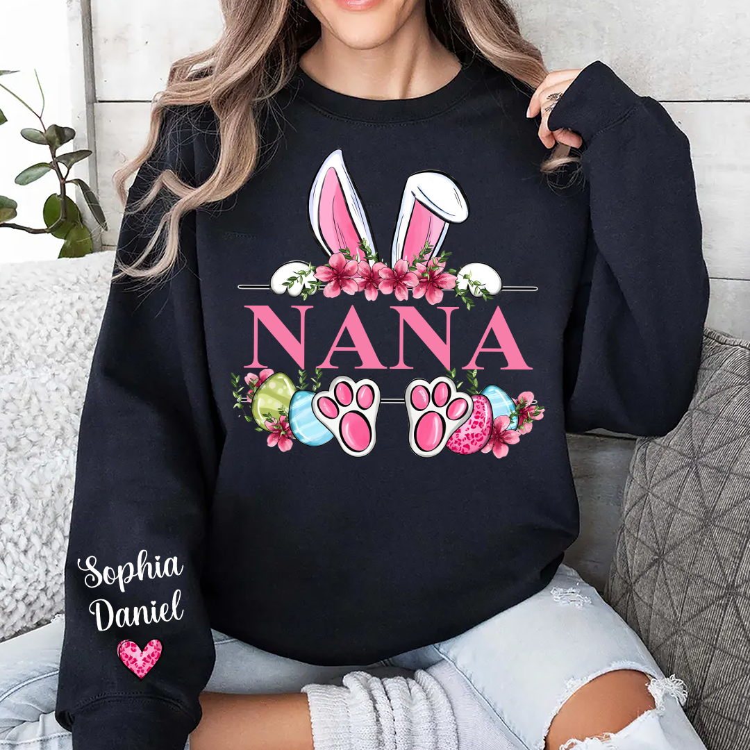 Grandma Bunny And Grandkids Easter Days Sweatshirt