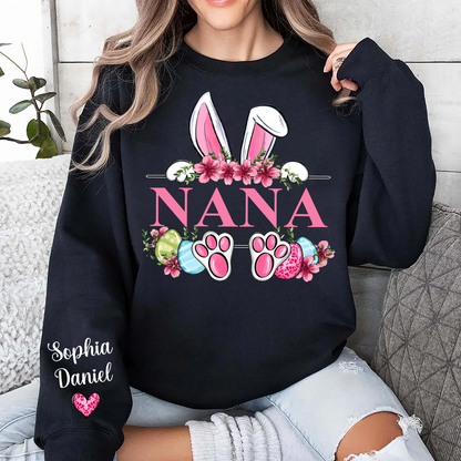 Grandma Bunny And Grandkids Easter Days Sweatshirt