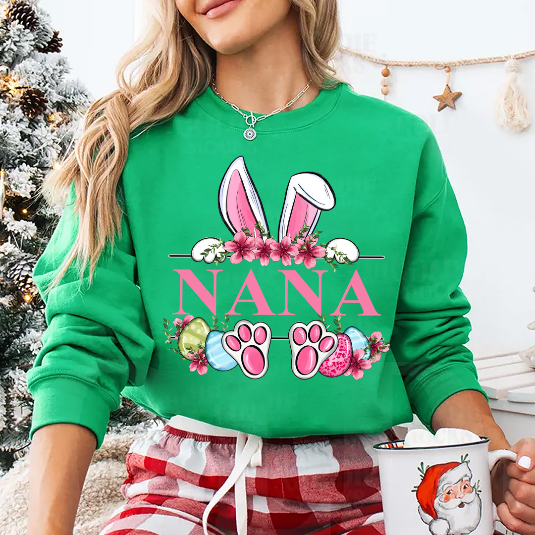 Grandma Bunny And Grandkids Easter Days Sweatshirt