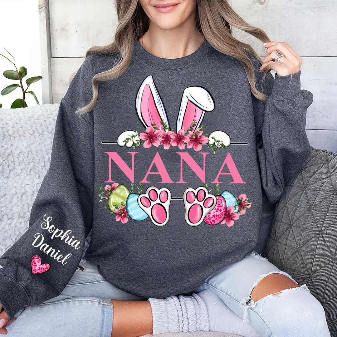 Grandma Bunny And Grandkids Easter Days Sweatshirt