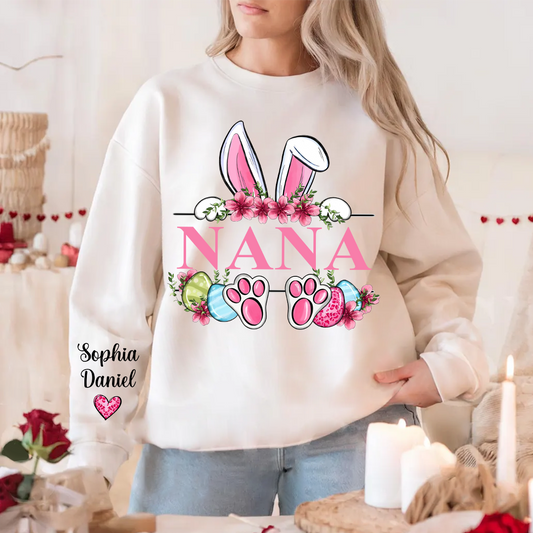 Grandma Bunny And Grandkids Easter Days Sweatshirt