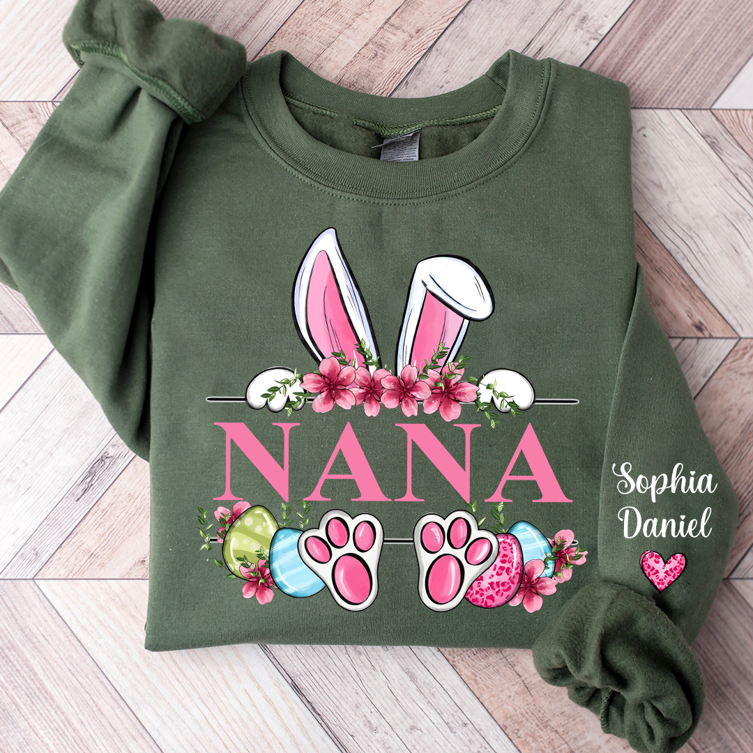 Grandma Bunny And Grandkids Easter Days Sweatshirt