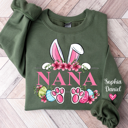 Grandma Bunny And Grandkids Easter Days Sweatshirt