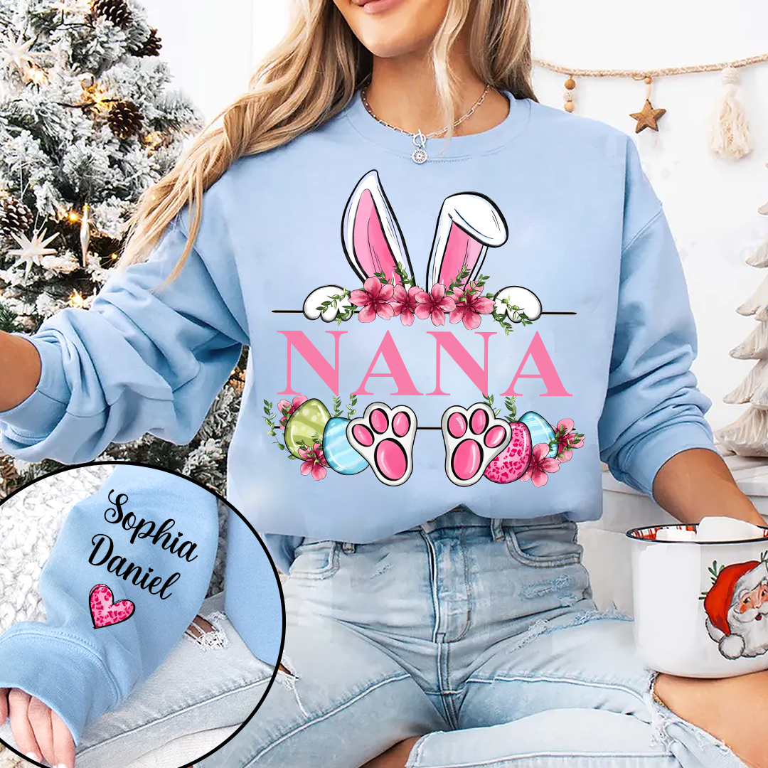 Grandma Bunny And Grandkids Easter Days Sweatshirt