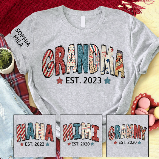 America Grandma Est Kids T-Shirt
