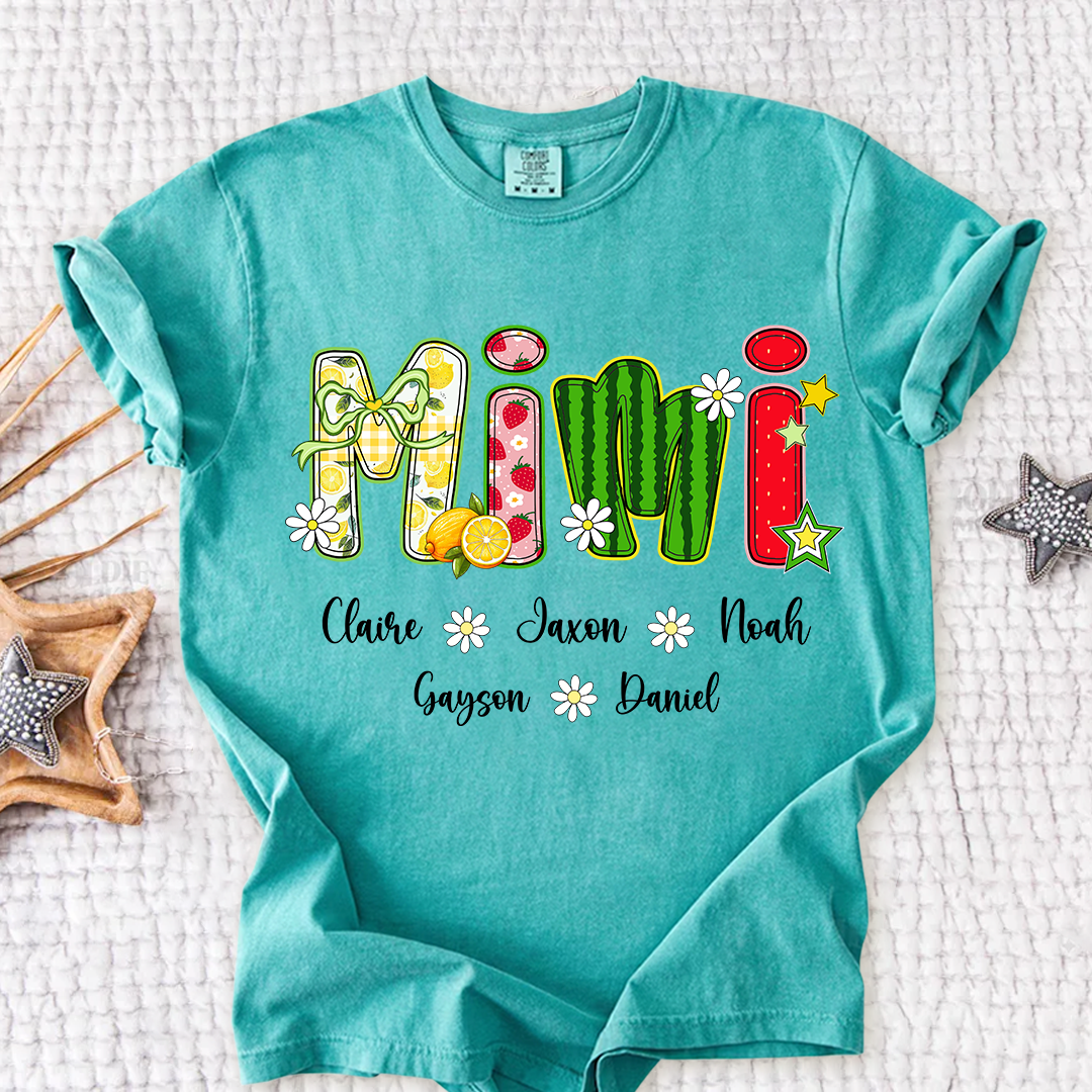 Summer Fruit Design Personalized Gift Mimi with Grandkids
