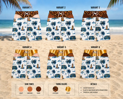 Funny Men's Swim Trunks 3D Print Beach Shorts Quick Dry Summer Swimwear Lightweight Breathable Beach Board Shorts