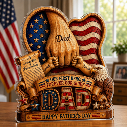 Forever Our Guide – Personalized Acrylic Gift for Dad