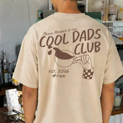Cool Dads Club Personalized Shirt, Gift for Father with Name and Year T-shirt