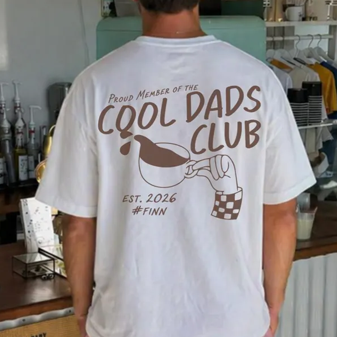 Cool Dads Club Personalized Shirt, Gift for Father with Name and Year T-shirt