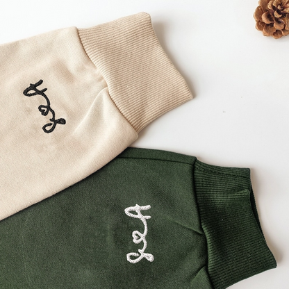 Custom Embroidered Portrait Sweatshirt from Photo, Personalized Couple Portrait Outline Sweatshirt, Matching Couple Sweater, Couple Gifts Hoodie, Sweatshirt