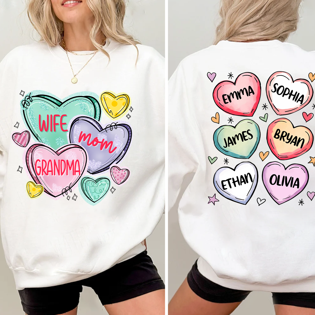 Custom Grandma Sweatshirts Heartwarming Designs for Grandmas Sweatshirt