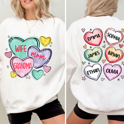 Custom Grandma Sweatshirts Heartwarming Designs for Grandmas Sweatshirt