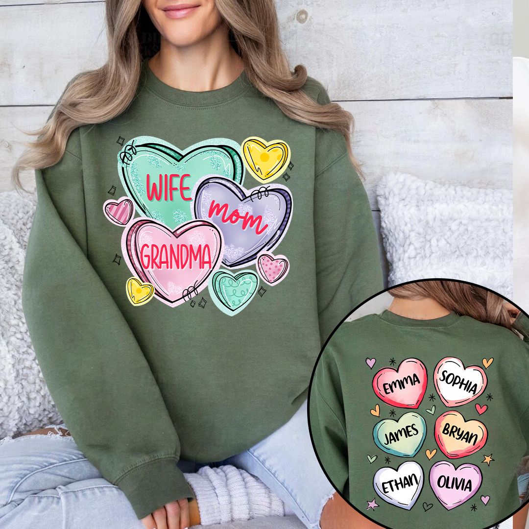 Custom Grandma Sweatshirts Heartwarming Designs for Grandmas Sweatshirt