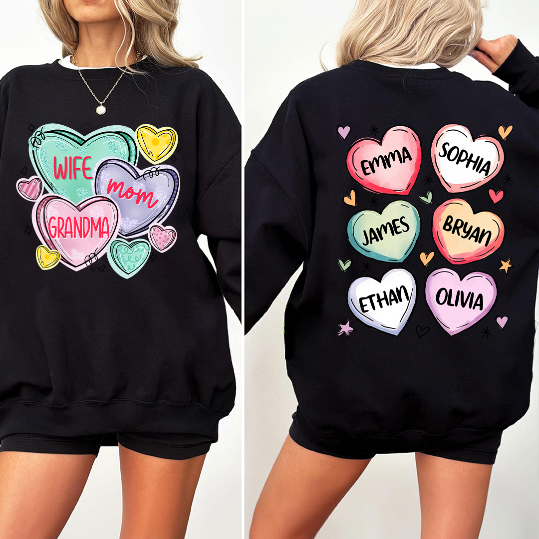 Custom Grandma Sweatshirts Heartwarming Designs for Grandmas Sweatshirt