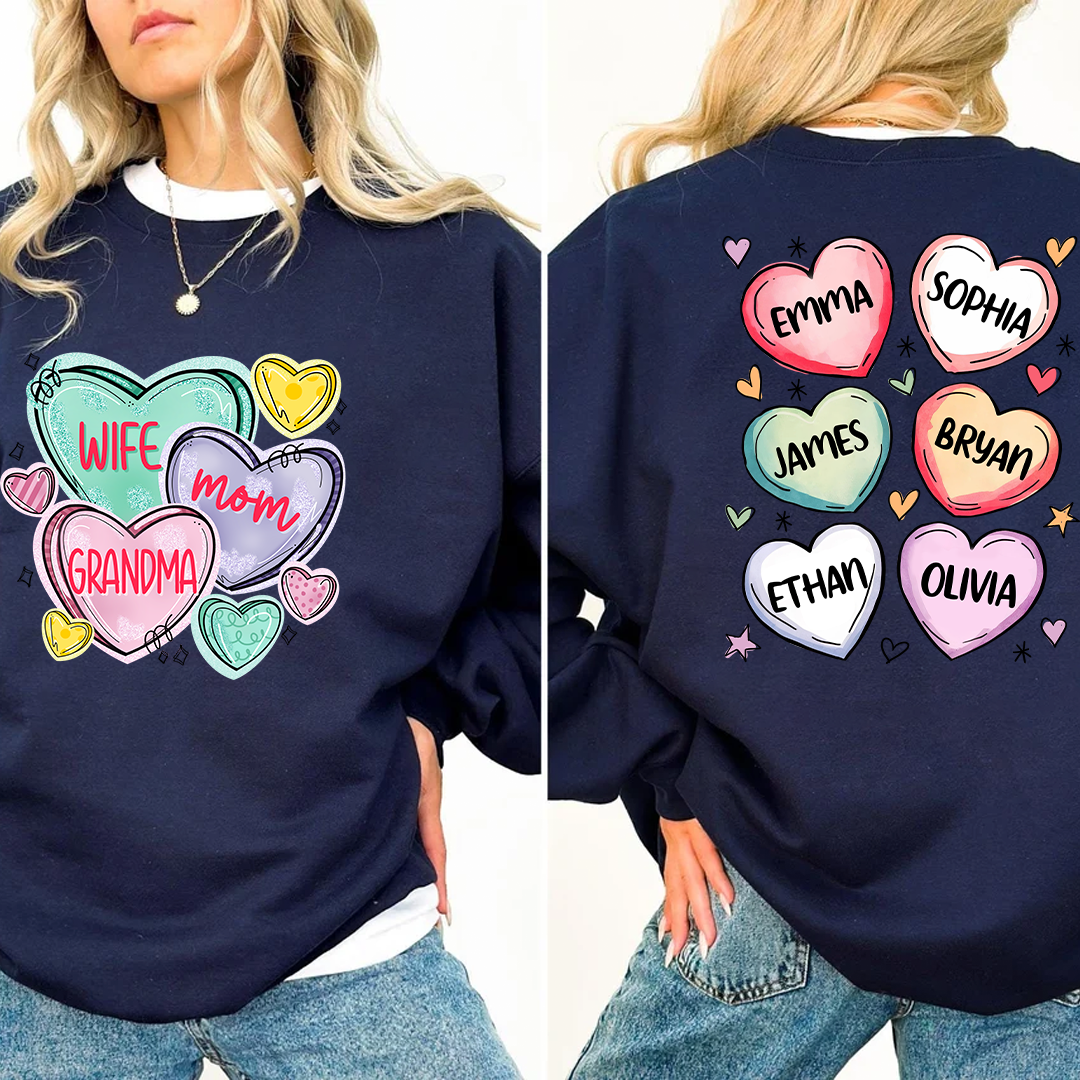 Custom Grandma Sweatshirts Heartwarming Designs for Grandmas Sweatshirt