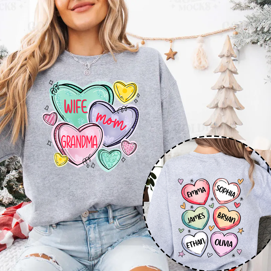Custom Grandma Sweatshirts Heartwarming Designs for Grandmas Sweatshirt