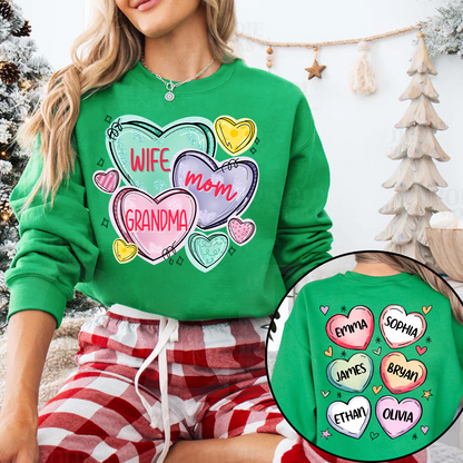 Custom Grandma Sweatshirts Heartwarming Designs for Grandmas Sweatshirt
