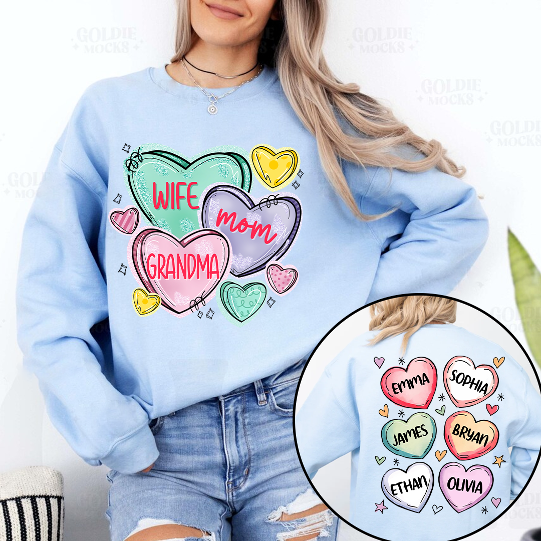Custom Grandma Sweatshirts Heartwarming Designs for Grandmas Sweatshirt