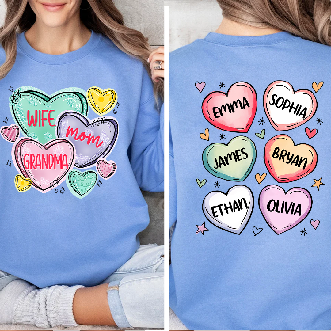 Custom Grandma Sweatshirts Heartwarming Designs for Grandmas Sweatshirt