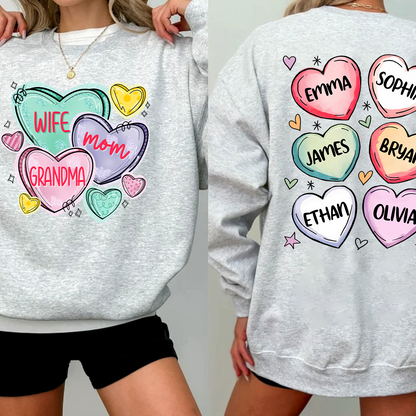 Custom Grandma Sweatshirts Heartwarming Designs for Grandmas Sweatshirt