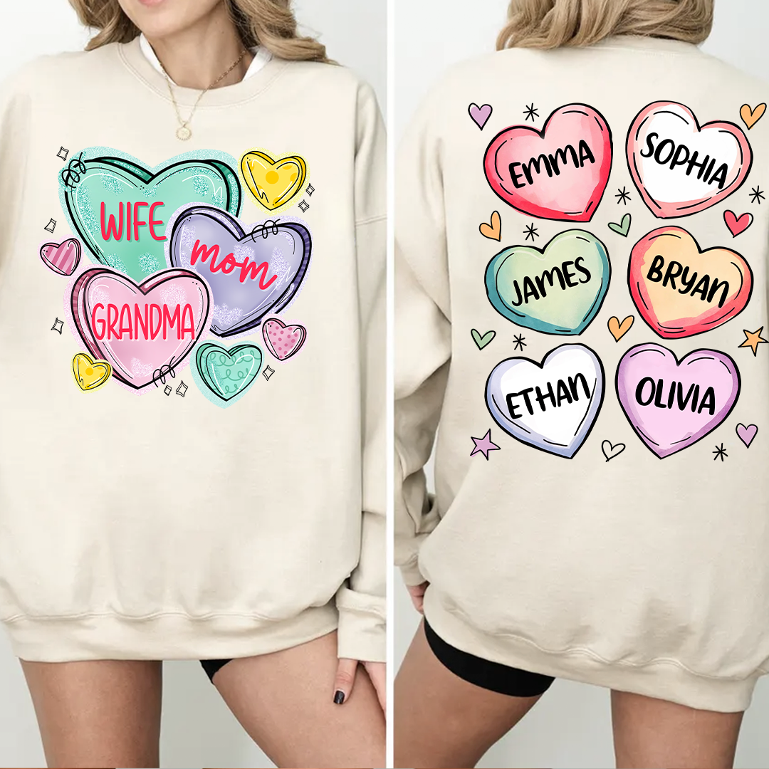Custom Grandma Sweatshirts Heartwarming Designs for Grandmas Sweatshirt