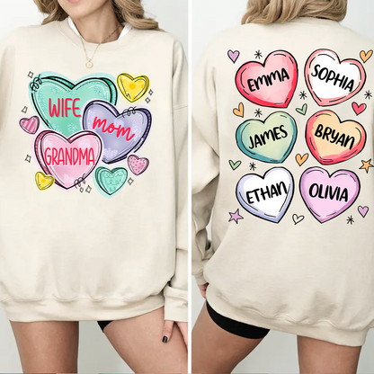Custom Grandma Sweatshirts Heartwarming Designs for Grandmas Sweatshirt