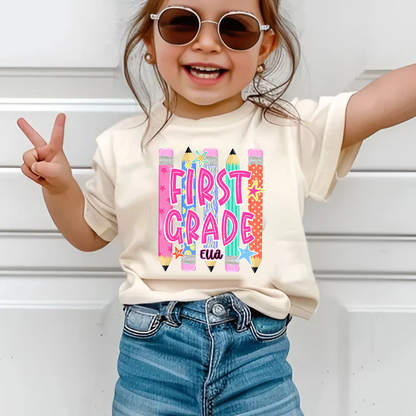 Custom Grade Level Teacher, Teacher Team, Pre-K To Fifth Grade Back To School Shirt