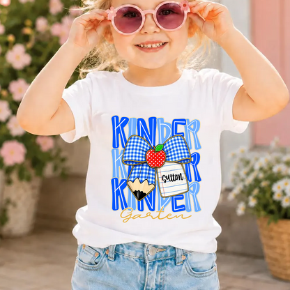 Custom Kids Name, Grade Level Team Back to School