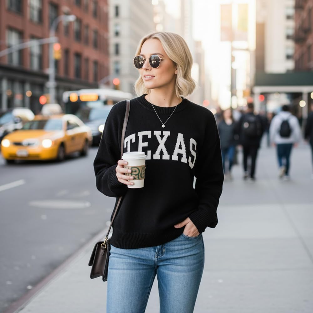 Personalized Cable Knit Sweater for Women, Custom Name Crewneck for Mom Grandma, Mothers Day Birthday Gift