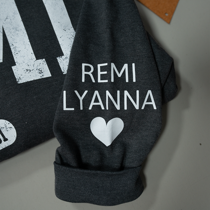 Personalize Mimi, Grandma, Mom, Nana, Mama Gift Custom Name Kids CTH01 Sweatshirt