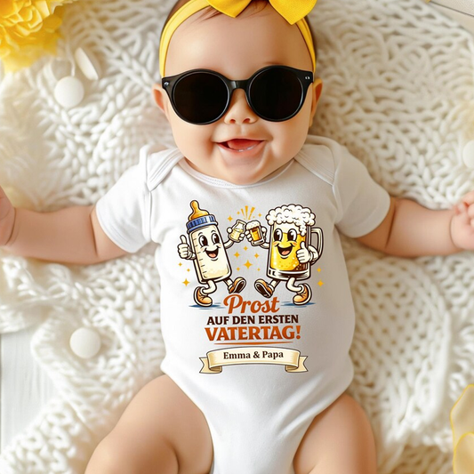 Dad & Baby Matching Outfit for Father's Day, T-Shirt and Baby Bodysuit as a Gift for Dad