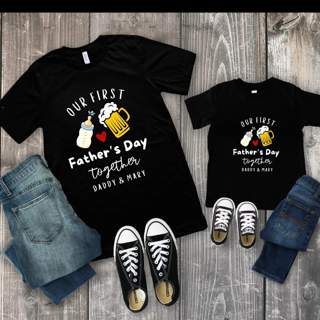 Daddy and Baby First Father's Day Matching Shirts