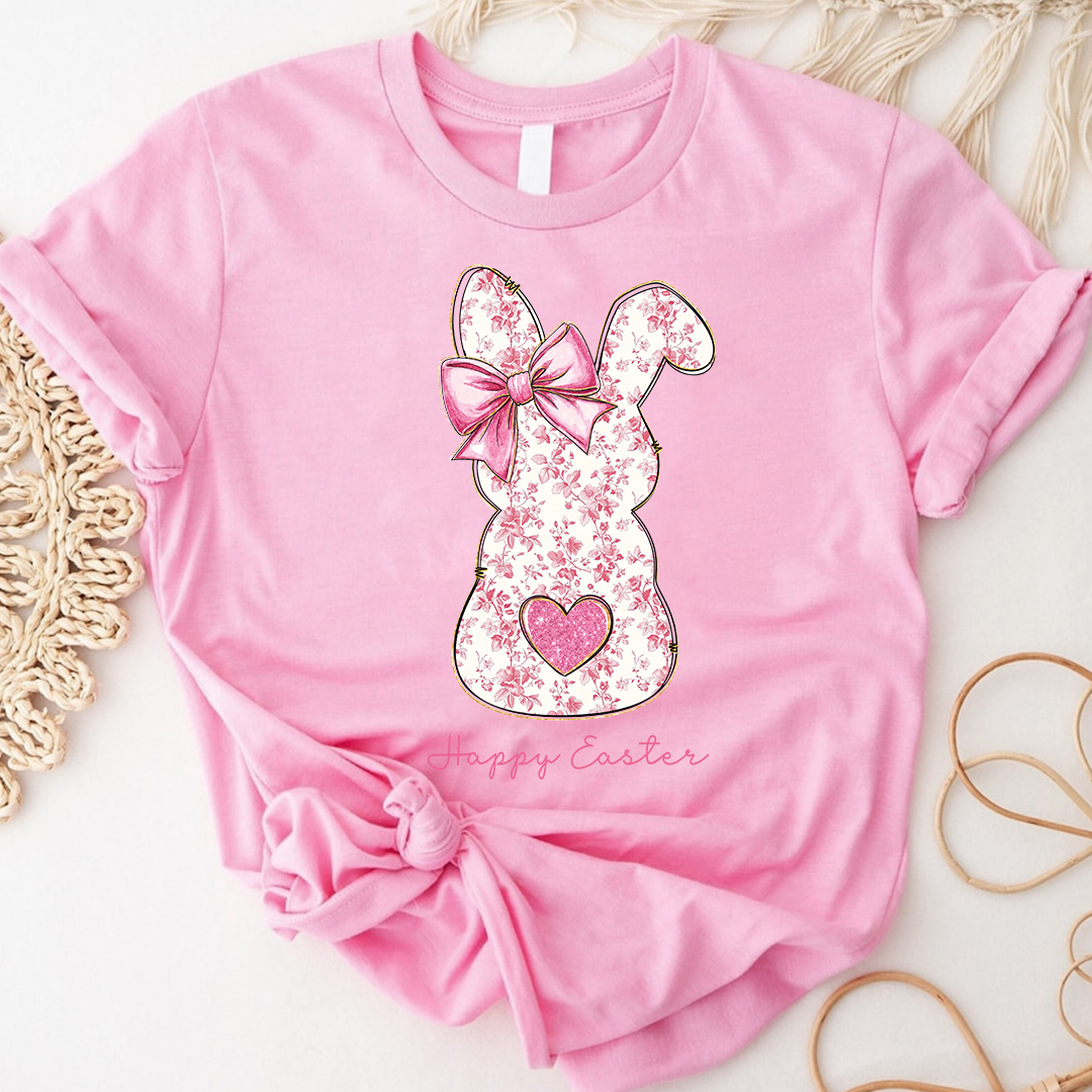 Easter Bunny Coquette Bow Gift for Family