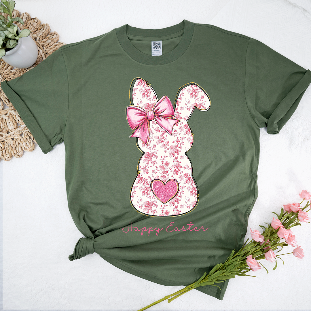 Easter Bunny Coquette Bow Gift for Family