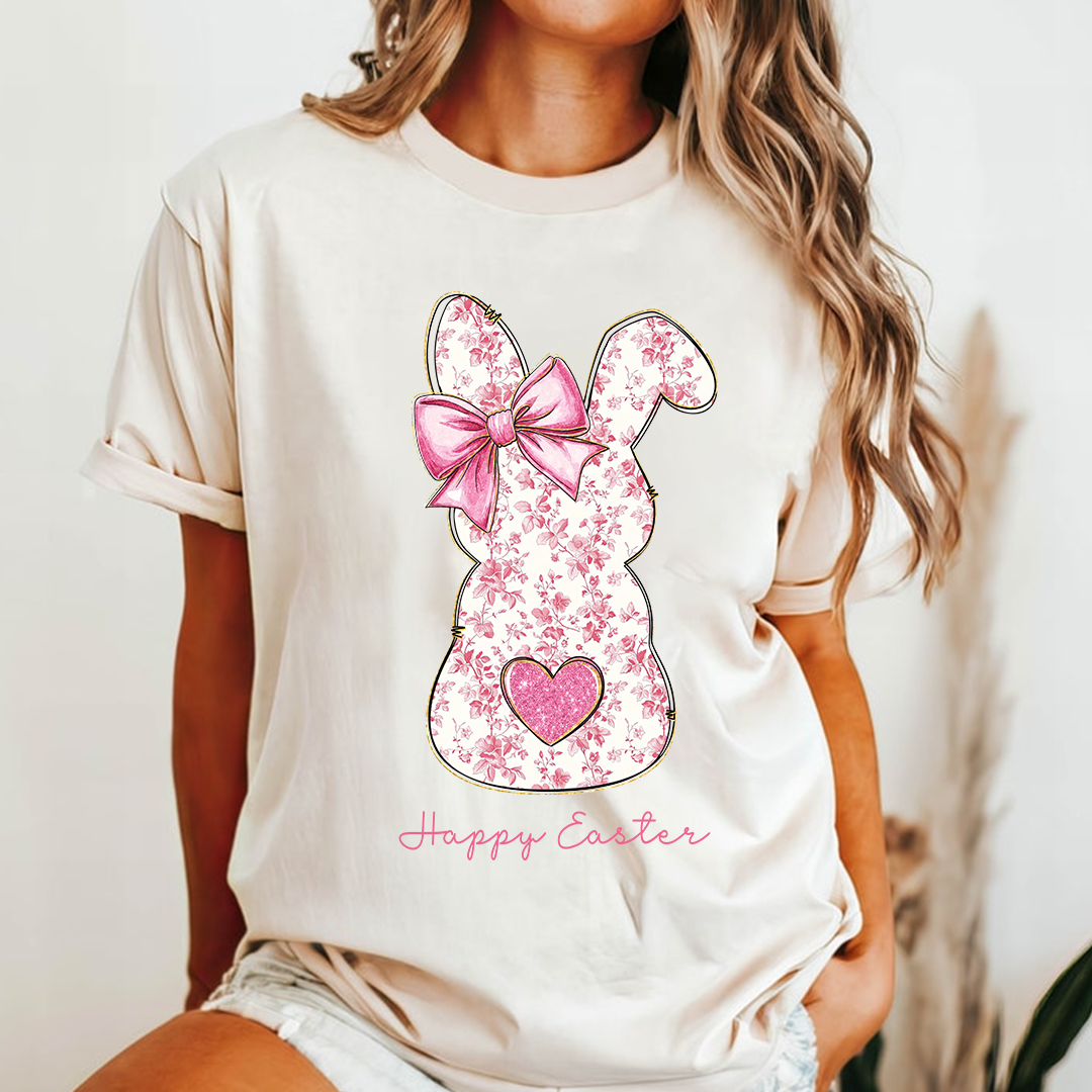 Easter Bunny Coquette Bow Gift for Family