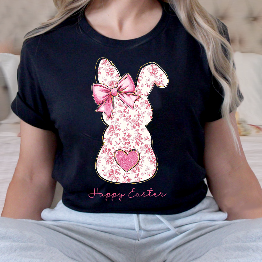 Easter Bunny Coquette Bow Gift for Family