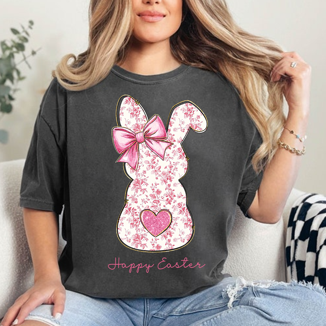 Easter Bunny Coquette Bow Gift for Family