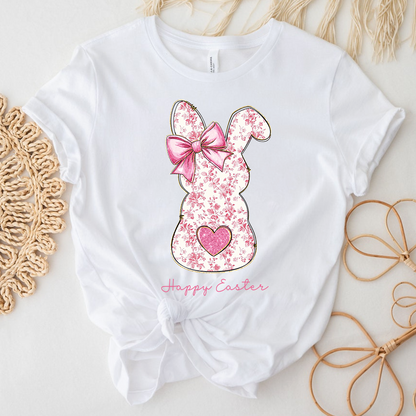 Easter Bunny Coquette Bow Gift for Family