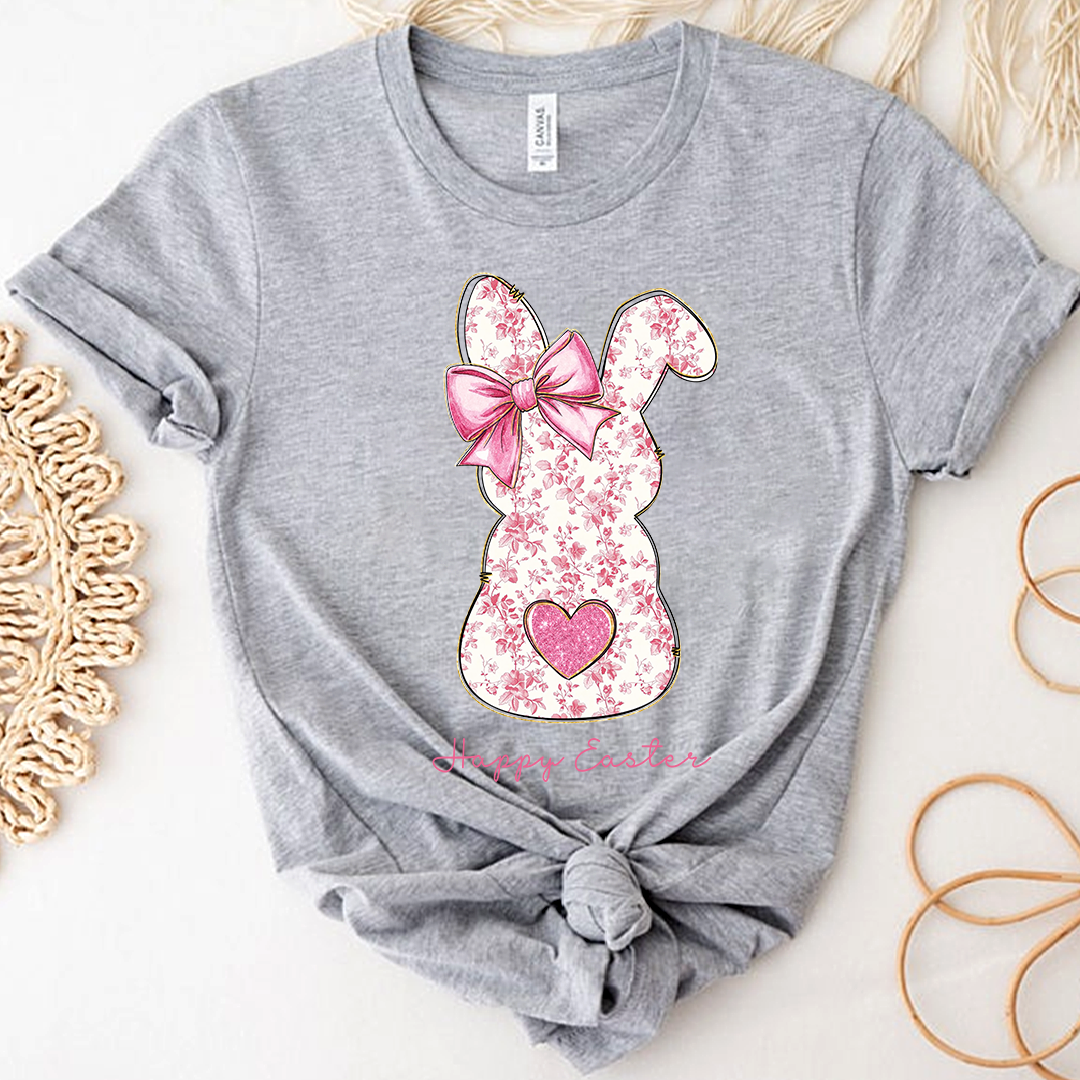 Easter Bunny Coquette Bow Gift for Family