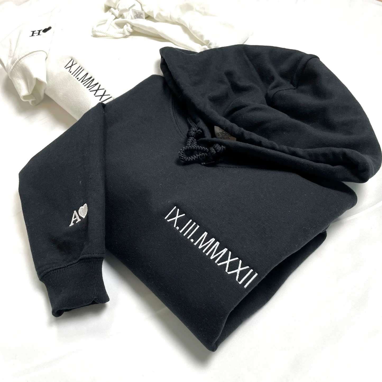 Embroidered Roman Numeral Sweatshirt
