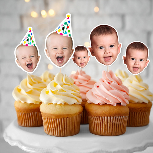 Face Cupcake Topper, Custom cupcake Topper, Cupcake Topper face, Baby Face Cupcake Topper, Face Topper, Cupcake Face Topper
